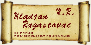 Mlađan Ragastovac vizit kartica